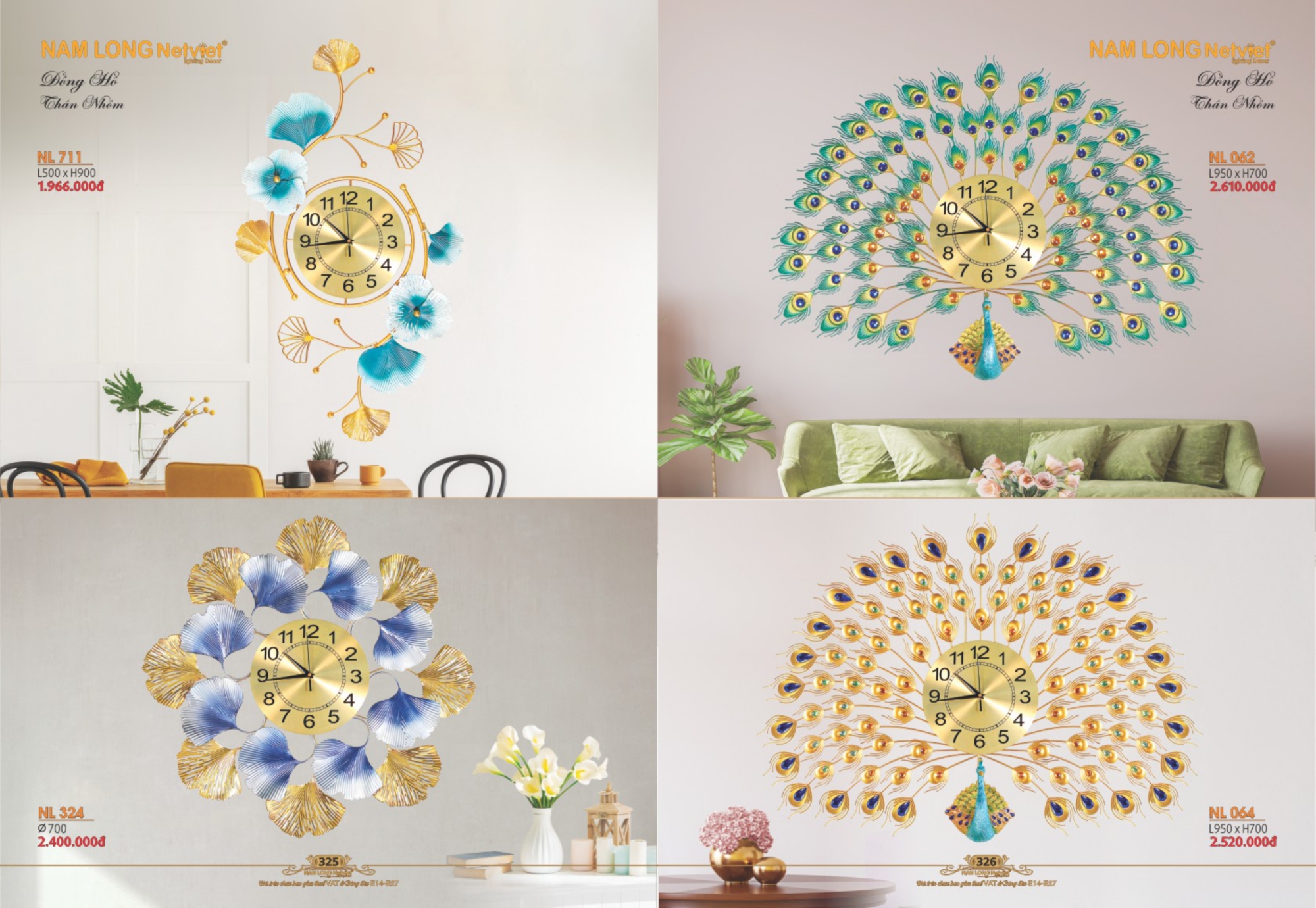 Bảng giá đèn trang trí Nam Long